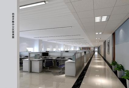 1600平米河北定州中保安順辦公樓裝修