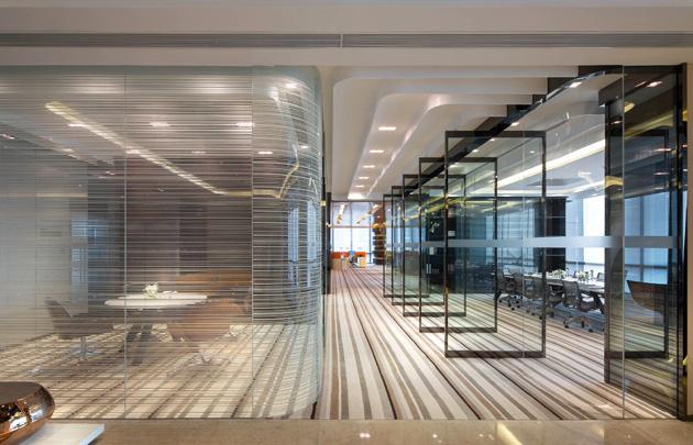 寫字樓裝修的裝飾玻璃